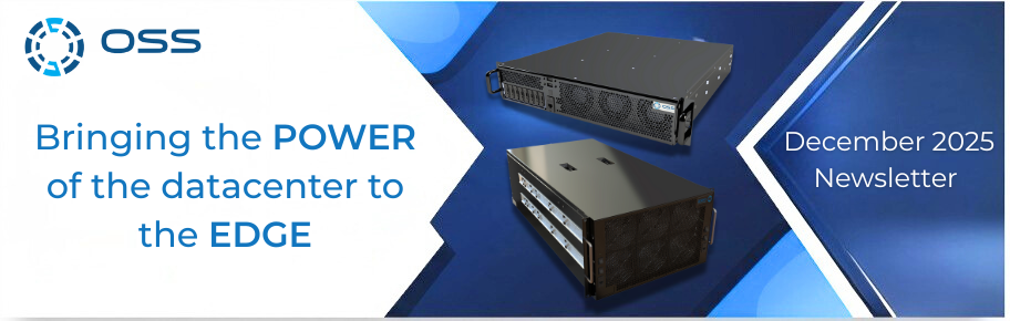 Image showing Data Center with OSS logo and texts that says "Bringing the Power of the Datacenter to the Edge".